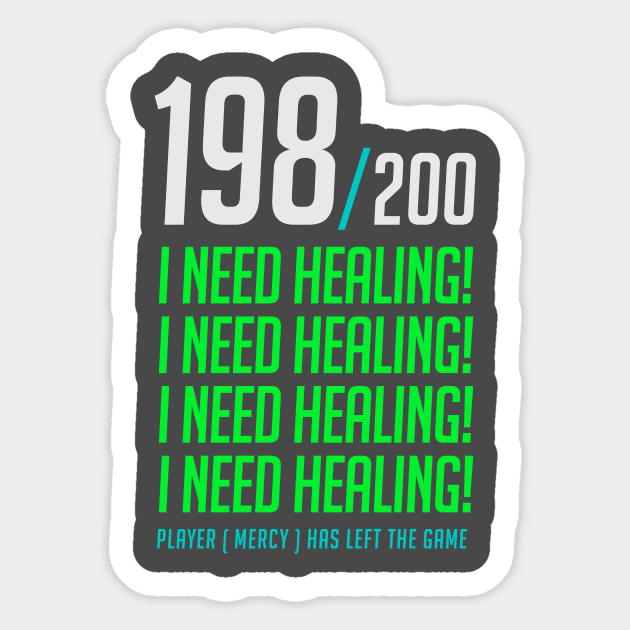 198/200 Time for Heals (Large) Sticker by secretsignal